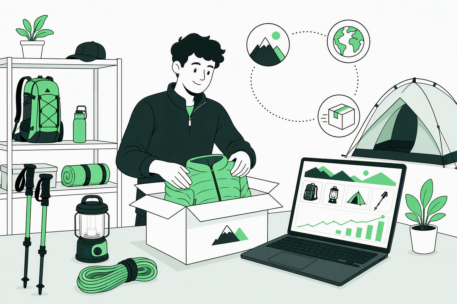 运动户外行业独立站落地指南：用 Shopify 把徒步露营装备卖向全球